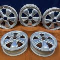 Genuine 1966/1967 Fuchs 4 1/2 x 15 RIms Set of Five